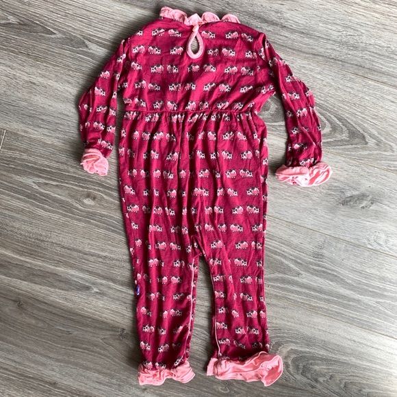 Kickee Pants Berry Cow Romper - Picture 4 of 6